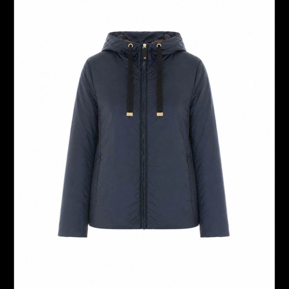 S Max Mara Women Greenh The Cube Padded Jacket With Drip-Proof Canvas